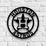 Houston Astros Metal Sign Mlb 1