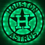 Houston Astros Metal Sign Mlb 1