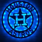 Houston Astros Metal Sign Mlb 1