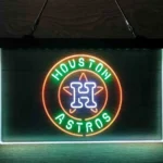 Houston Astros Neon Sign Artistic 3 Color 1