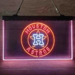 Houston Astros Neon Sign Artistic 3 Color 1