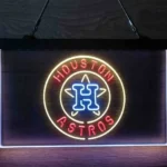 Houston Astros Neon Sign Artistic 3 Color 1