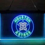 Houston Astros Neon Sign Artistic 3 Color 1
