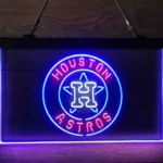 Houston Astros Neon Sign Artistic 3 Color 1