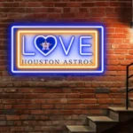 Houston Astros Neon Sign Love Sign 1