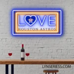 Houston Astros Neon Sign Love Sign 1
