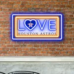 Houston Astros Neon Sign Love Sign 1