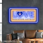 Houston Astros Neon Sign Love Sign 1