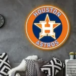 Houston Astros Neon Sign Mlb 1
