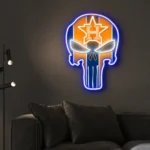 Houston Astros Neon Sign The Punisher 1