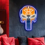 Houston Astros Neon Sign The Punisher 1