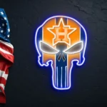 Houston Astros Neon Sign The Punisher 1