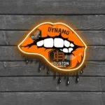 Houston Dynamo Neon Sign Fc Dripping Lips 1