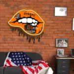 Houston Dynamo Neon Sign Fc Dripping Lips 1