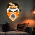 Houston Dynamo Neon Sign Fc Skull 1
