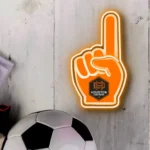 Houston Dynamo Neon Sign Mls Fc Foam Finger 1
