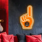 Houston Dynamo Neon Sign Mls Fc Foam Finger 1