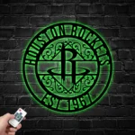 Houston Rockets Metal Sign Custom Nba 1