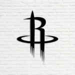 Houston Rockets Metal Sign Logo 1
