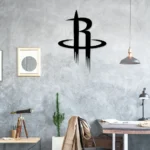 Houston Rockets Metal Sign Logo 1