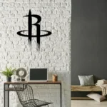Houston Rockets Metal Sign Logo 1