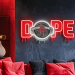 Houston Rockets Neon Sign Dripping Dope 1