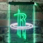 Houston Rockets Neon Sign Letter B Glow 1