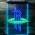 Houston Rockets Neon Sign Letter B Glow 1