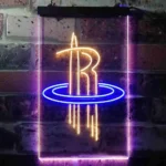 Houston Rockets Neon Sign Letter B Glow 1