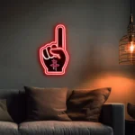 Houston Rockets Neon Sign Nba Foam Finger 1