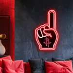 Houston Rockets Neon Sign Nba Foam Finger 1