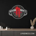 Houston Rockets Neon Sign Rockets Neon Art 1