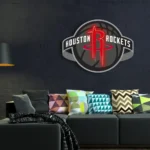 Houston Rockets Neon Sign Rockets Neon Art 1