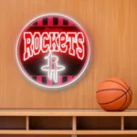 Houston Rockets Neon Sign Vintage Acrylic 1