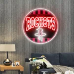 Houston Rockets Neon Sign Vintage Acrylic 1