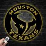 Houston Texans Metal Sign Logo 1