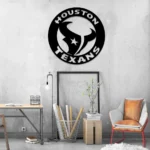 Houston Texans Metal Sign Logo 1
