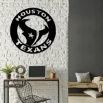 Houston Texans Metal Sign Logo 1