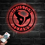 Houston Texans Metal Sign Nfl 1