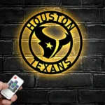 Houston Texans Metal Sign Nfl 1