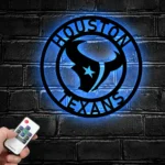 Houston Texans Metal Sign Nfl 1