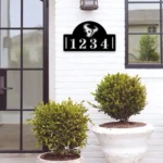 Houston Texans Metal Sign Nfl Metal House Number Sign 1
