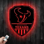 Houston Texans Metal Sign Shield Shape 1