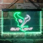 Houston Texans Neon Sign Detailed Bud Light 1