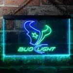 Houston Texans Neon Sign Detailed Bud Light 1