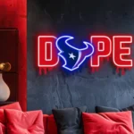 Houston Texans Neon Sign Dripping Dope 1