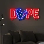 Houston Texans Neon Sign Dripping Dope 1