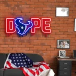 Houston Texans Neon Sign Dripping Dope 1