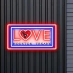 Houston Texans Neon Sign Love Sign 1