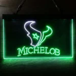Houston Texans Neon Sign Michelob Est 2002 1